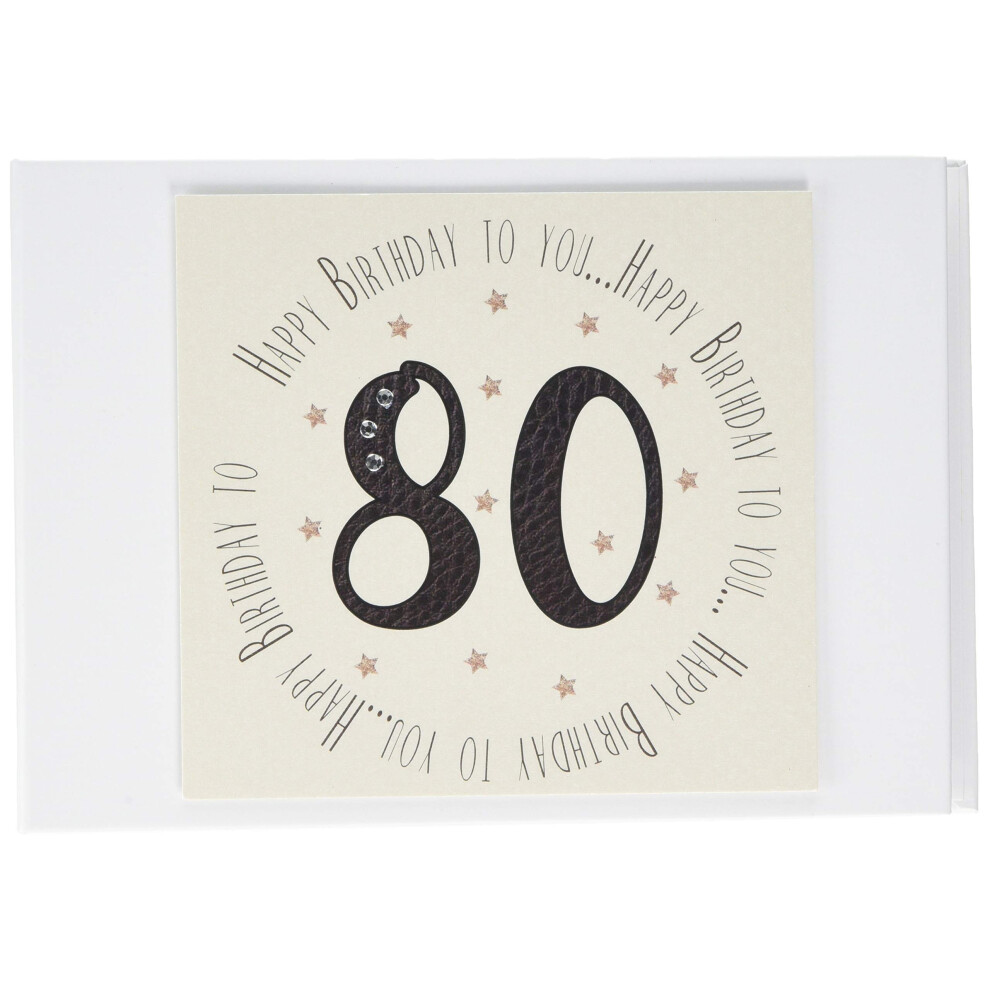 White Cotton Cards 80Th Birthday Memories Photo Album (Mtga80t), Of