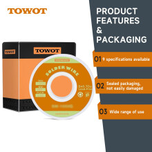 TOWOT Lead Free Rosin Core Solder Wire for Electrical Soldering Conten