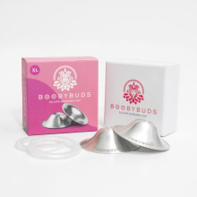 The Original Silver Nursing Cups - Nipple Shields for Nursing Newborns - 999 Silver - Universal Fit - Nipple Comfort Cups for Breastfeeding