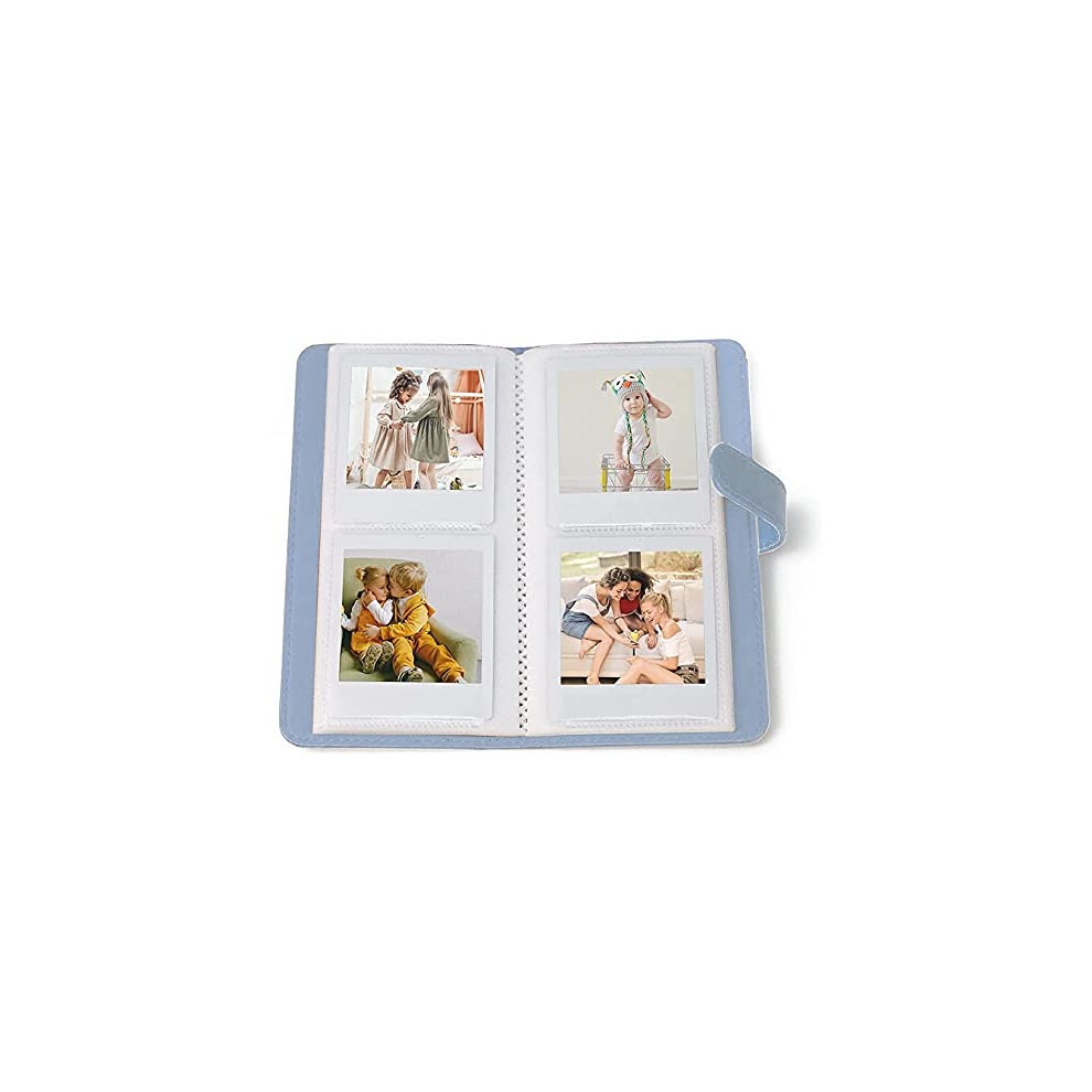 Mini Photo Album For Fujifilm Instax Square, 80 Pockets Premium Pu Leather Film Wallet For Instax Square Sq1/Sq10/Sq20/Sq6/Sq40 Camera Berfea