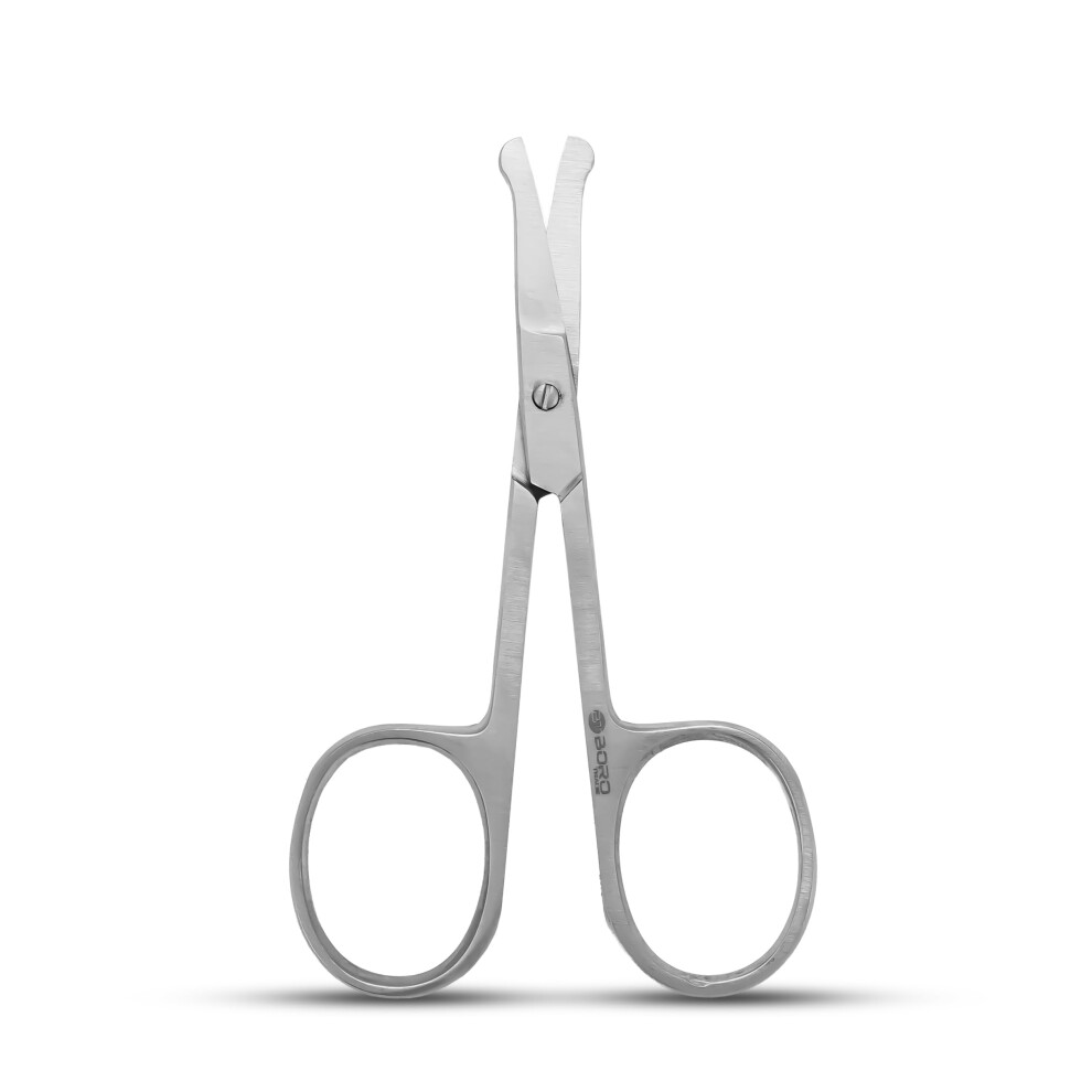 Boro Trade Nail Scissors Curved Cuticle Sharp Multipurpose Beauty & Grooming Shears For Eyebrows, Eyelashes, Toenails, Manicure, Pedicure, Nose