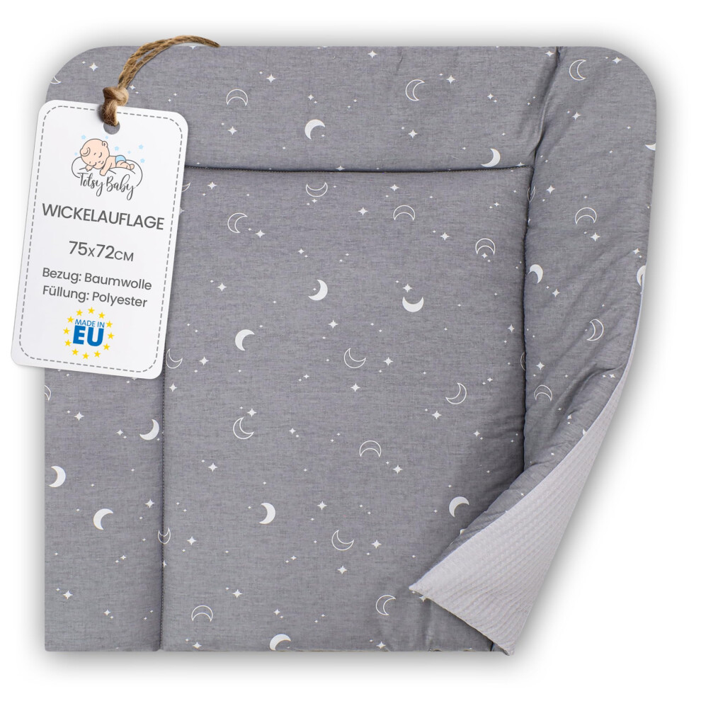 Totsy Baby Changing Pad Cotton 75X72 Cm - Soft And Washable Changing Pad For Babies, Fabric Changing Mat For Changing Table, Changing Dresser