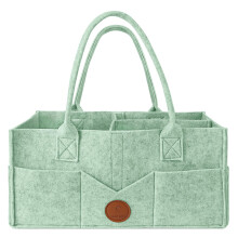 Maliton Nappy Caddy, Sturdy Portable Washable Baby Caddy with Detachable Compartments. Baby Essentials for Newborn