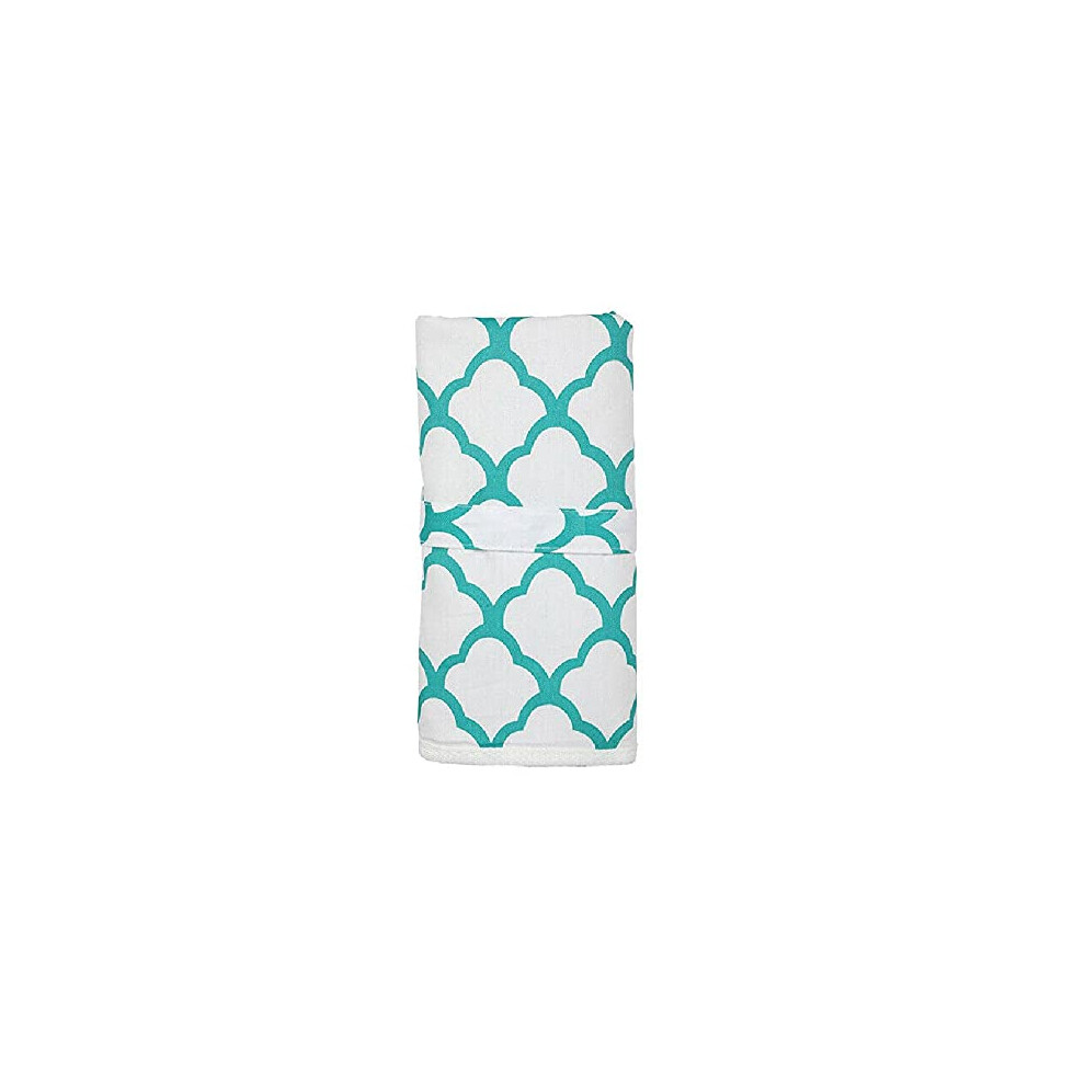 Baby Nappy Changing Mat Pad Diaper Portable Foldable Waterproof For Newborn & Toddlers Home Travel Outside (Teal_cloud) Londonexpress