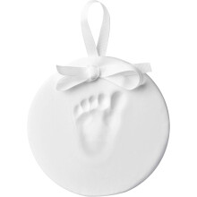 Reece Studio Baby’s Handprint Christmas Keepsake Kit Ornament, DIY Clay Newborn Footprint and Handprint Maker