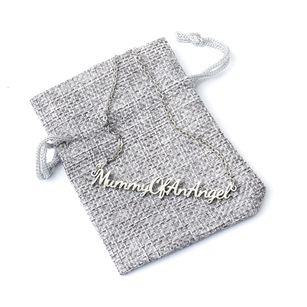 Mummy Of An Angel Necklace Baby Loss Awareness Family Baby/Child Loss Awareness Sids Miscarriage Stillborn Jewellery Medical Id Me