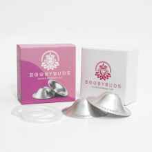 The Original Silver Nursing Cups - Nipple Shields for Nursing Newborns - 999 Silver - Universal Fit - Nipple Comfort Cups for Breastfeeding