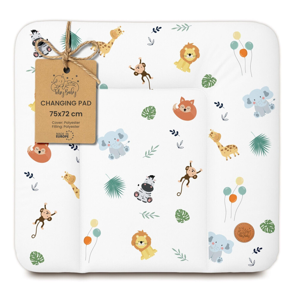 Changing Pad Wipeable And Waterproof 75X72 Cm - Changing Mat To Place On Changing Table, Changing Top, Changing Dresser, Or Washing Machine Totsy Baby
