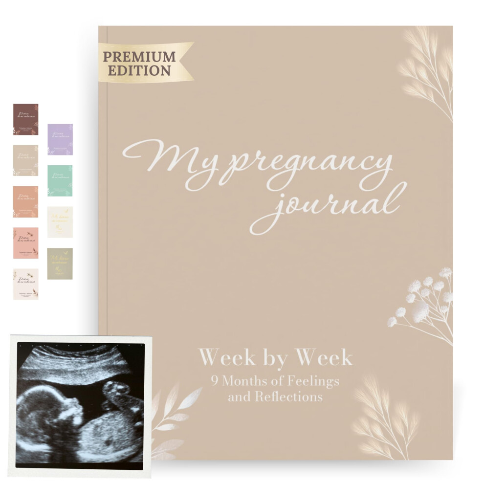My Pregnancy Journal To Capture Every Moment Week By Week With Space For Photos And Ultrasounds, Pregnancy Diary To Keep The Most Special M Huborns