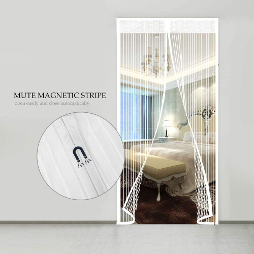 Magnetic Screen Door Polyester Magnetic Door Fly Screen Curtain Magic 1