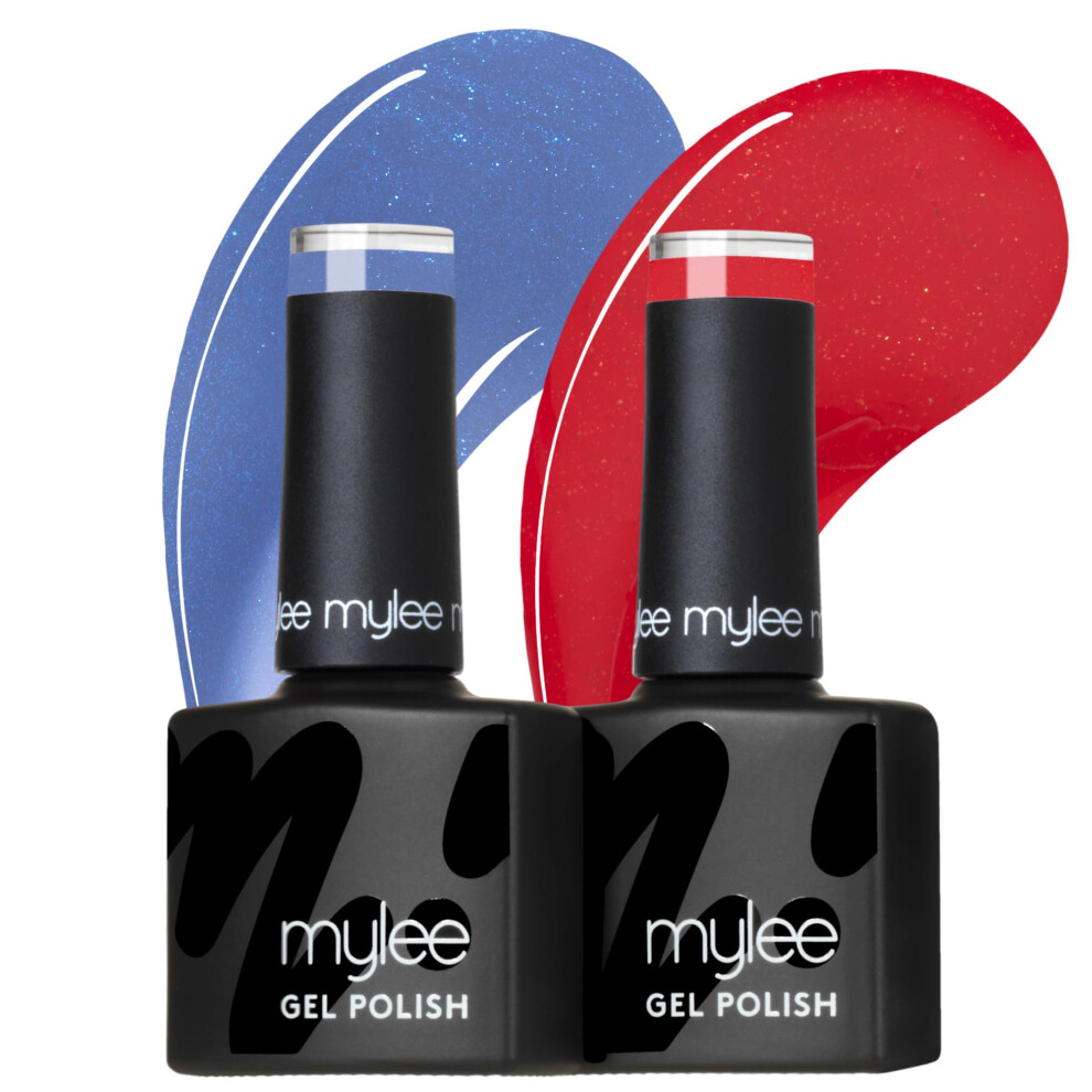 Mylee Gel Nail Polish Duo Set 2X8ml [Best In Class] - In Session Collection - Uv/Led Nail Art Manicure Pedicure For Professional