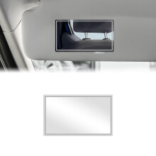 Adiwo 1 Pc Rectangle Makeup Mirror, elf-Adhesive Car Vanity Mirror, Cosmetic Mirror for Cars, Car Visor, Bathroom or Bedroom Wall, Backrest Car Seat