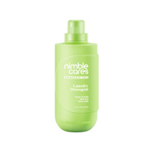 nimble cares Non Bio Laundry Detergent - Plant Based Formula for Sensitive Skin (800ML, Fragrance Free)