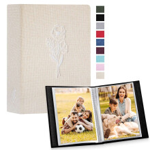 Lanpn Small Photo Album 6x4 2 Packs, Each Pack holds 100 Pictures,