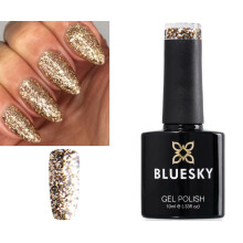 Bluesky Gold Party Collection Choose your Gel, Glitter or Sparkle Nail Gel Polish UV LED Soak Off 10ml (S12N)