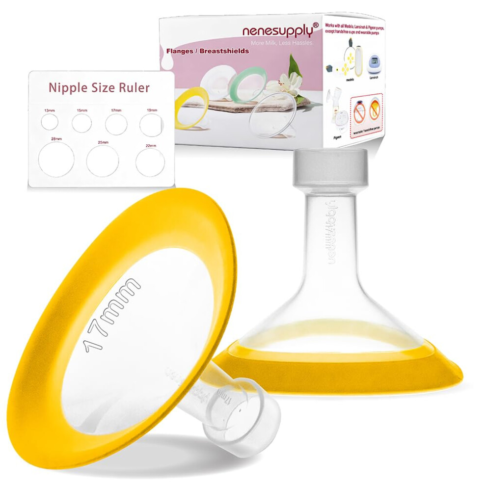 17Mm Oval Flanges Compatible With Medela Breast Pump Parts Flange Accessories. Work With Pump In Style Parts Symphony Parts Swing Maxi Nenesupply