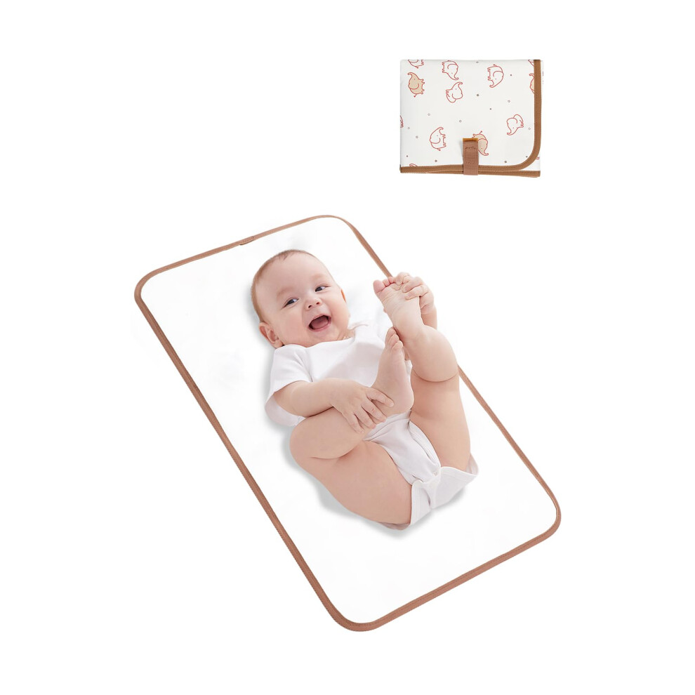 Nappy Changing Mat Foldable Baby Change Mats Travel Portable Baby Change Mat, Elephant Lekebaby