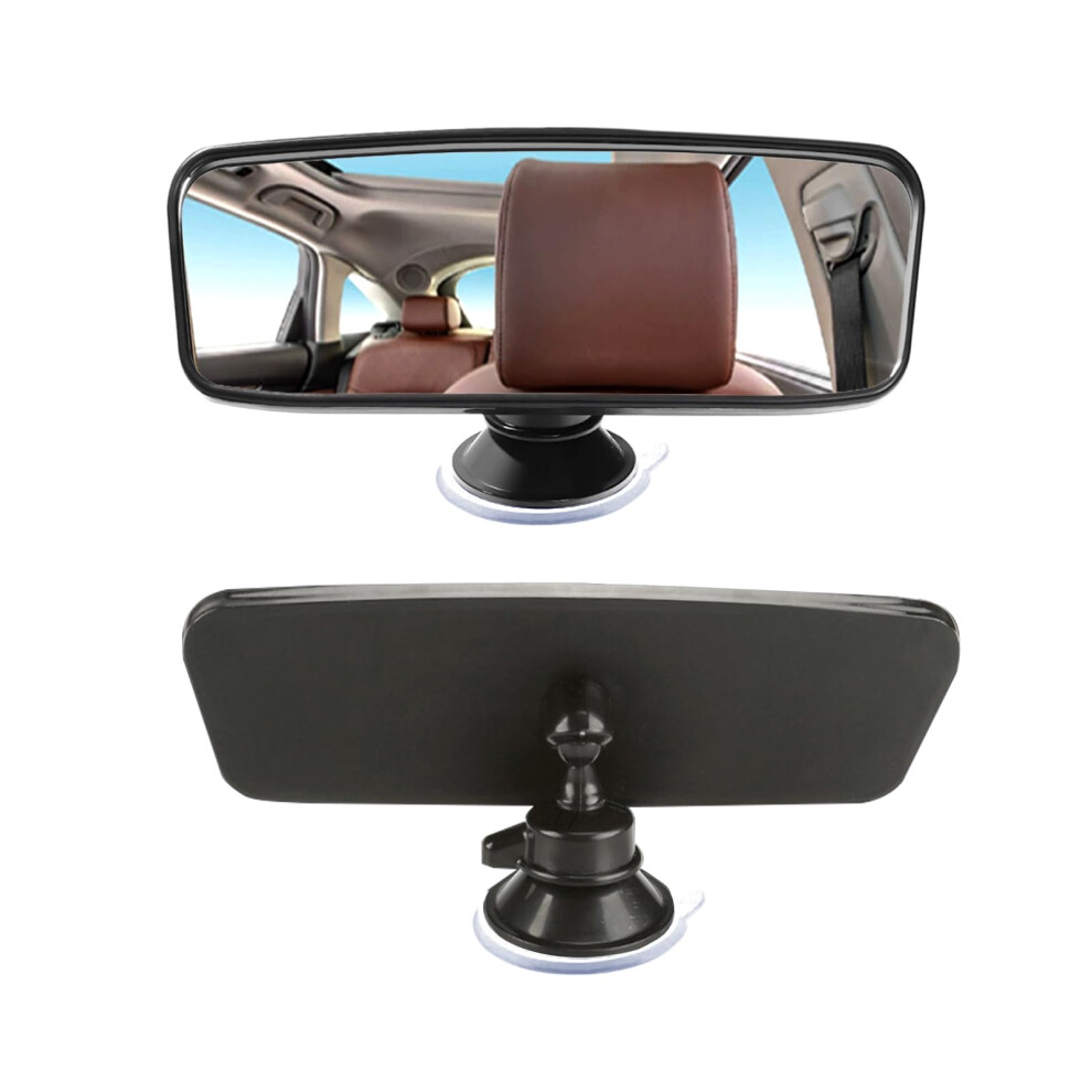 Car Dipping Interior Rear View Mirror With Suction Mount Â Wide Angle Adjustable Baby Car Mirror For Learner Drivers & Driving Instructors Â 20X6c 5009978059275