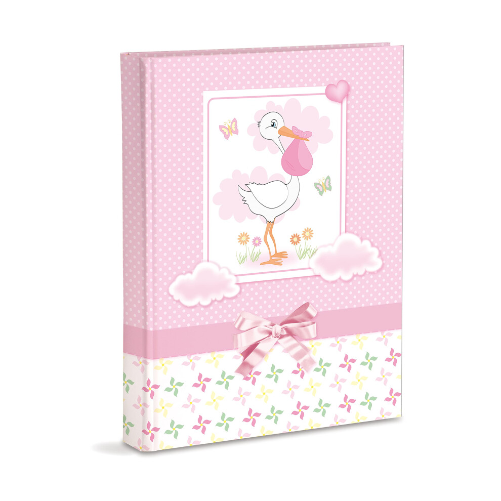 Birth Photo Album, Cm 21X28 With Pockets, Contains 200 Photos Cm 13X18 Mareli