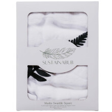 Sustainabub Pack of 3 Organic Baby Muslin Cloths - Award-Winning Soft Muslin Squares. GOTS & OEKO TEX certified Bamboo & Organic Cotton Blend