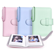 HIYQIN 3 Pack - Mini Photo Albums for Fujifilm Instax Mini Film 54x86mm, 2x3 Pocket Size Photo Album for Fujifilm Instax Mini 13 12 11 9 8 7s 8+ 99 E