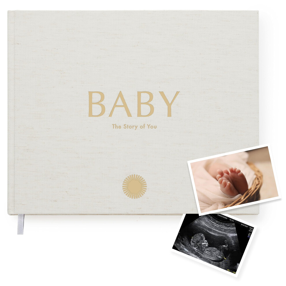 Mal Paper Pregnancy Journal - Cotton | Baby Memory Book For Expecting Mums - Luxury Pregnancy Book - Planner Pregnancy Gift For First Time Parents Wi Mål Paper