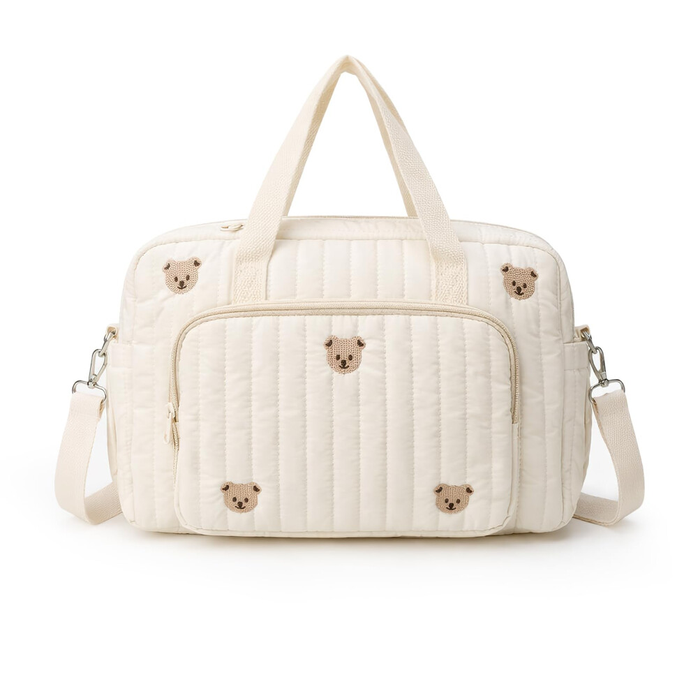Pindaito Baby Changing Bag, Hospital Childbirth Bag, Multi-Purpose Mommy Bag, Cotton Shoulder With Embroidery, Hospital Birth, Pushchair