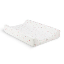 CuddleCo Wedge Changing Mat in Ditsy Cherry - Baby Changing Mat with Memory Foam