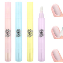 LOPHE 4 PCS Nail Polish Correction Pens, Gel Nail Polish Remover Pen, Replaceable Nail Edge Cleaning Pen with 12 Replacement Heads