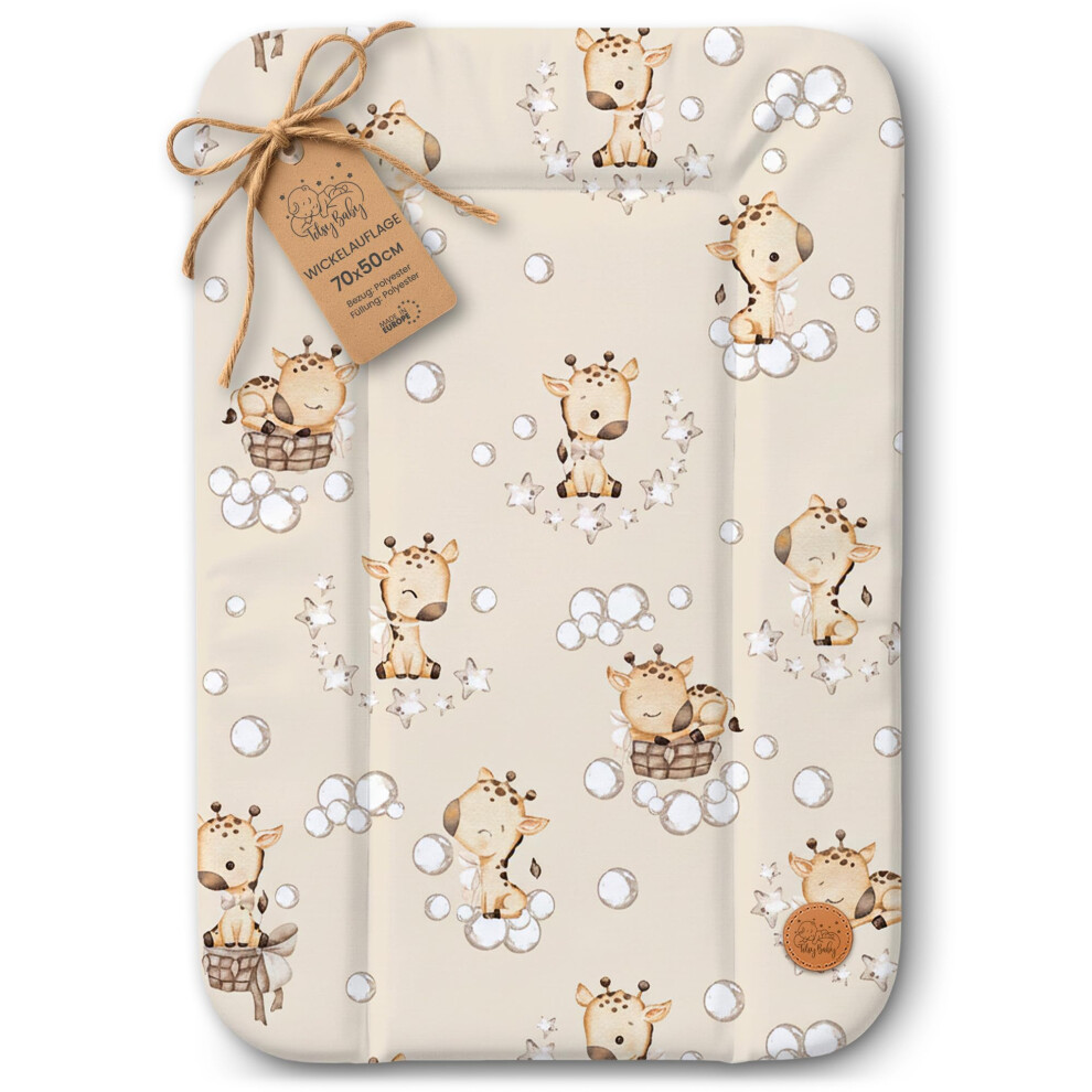 Changing Pad Wipeable And Waterproof 70X50 Cm - Changing Mat To Place On Changing Table, Changing Top, Changing Dresser, Or Washing Machine Totsy Baby