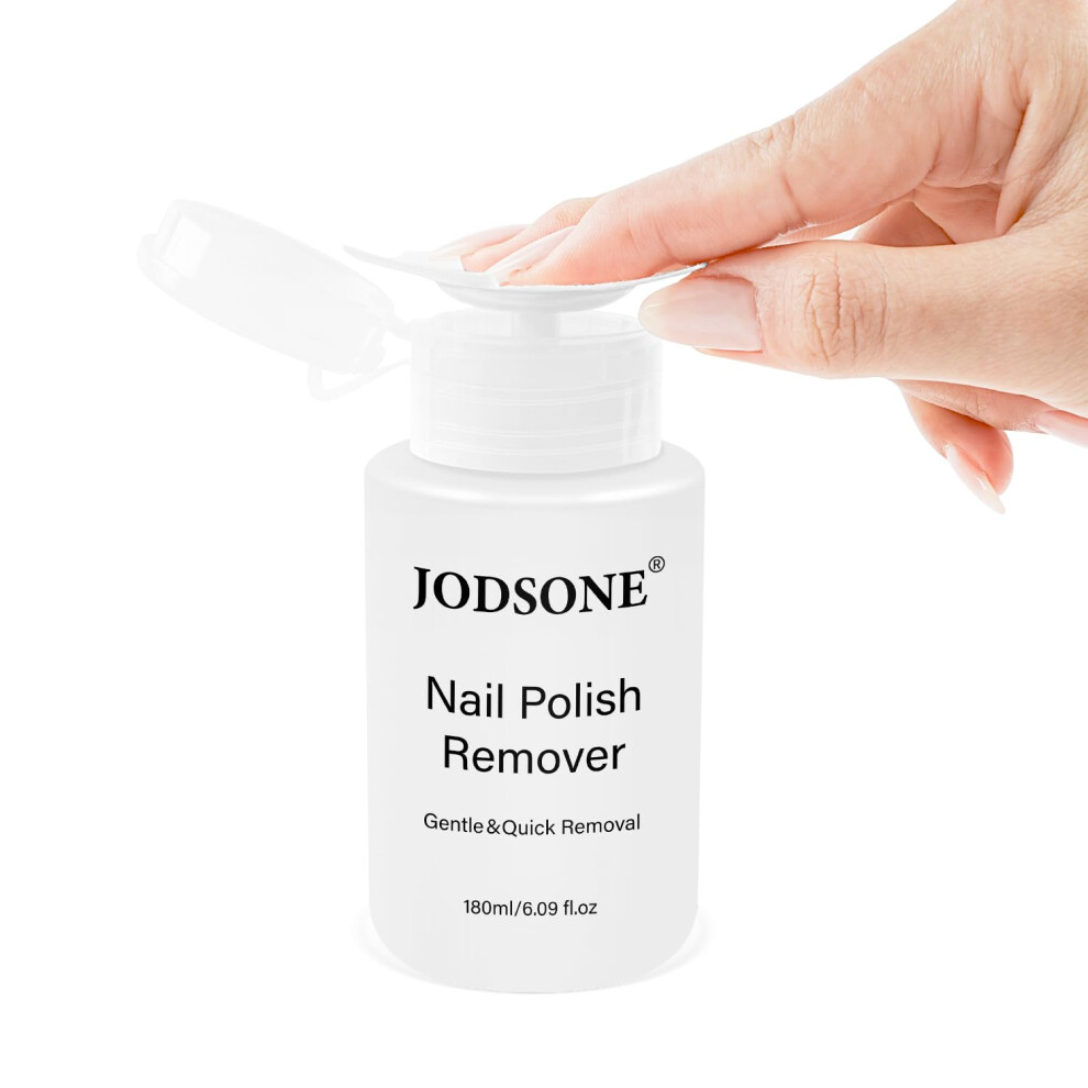 Jodsone Non-Acetone & Fragrance-Free Nail Polish Remover, 180Ml Large Capacity Nail Varnish Remover