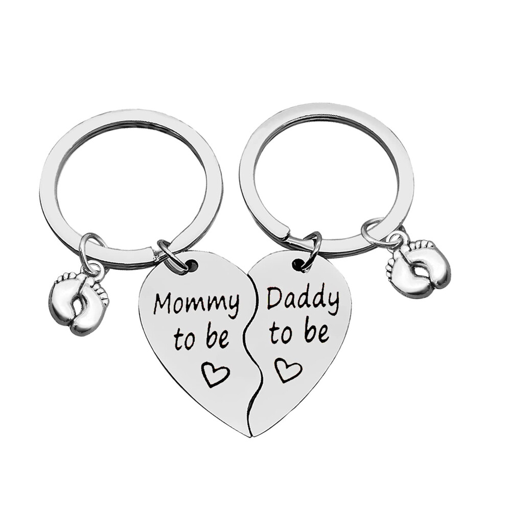Pregnancy Announcement Gifts Mommy And Daddy To Be Keyring Set First Tim Mum And Dad Gifts New Parent To Be Gifts New Mum Gifts New Dad Ximalun