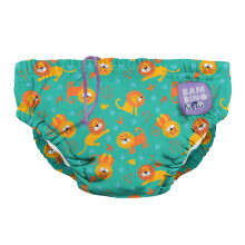 Bambino Mio, Reusable Swim Nappy Pant for Baby and Toddler - Cool Cats (Age 6-12 Months), Boys and Girls