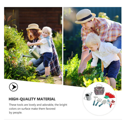 Kids Gardening tools Set Includes Sturdy Tote Bag 2