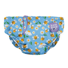 Bambino Mio, Reusable Swim Nappy Pant for Baby and Toddler - Busy Bees (Age 1-2 Years), Boys and Girls