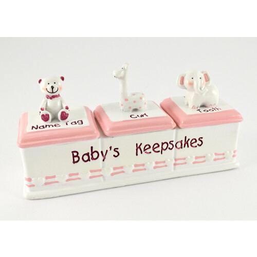 Baby Girl Keepsake Box