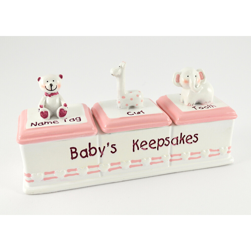 Baby Girl Keepsake Box Shudehill Giftware