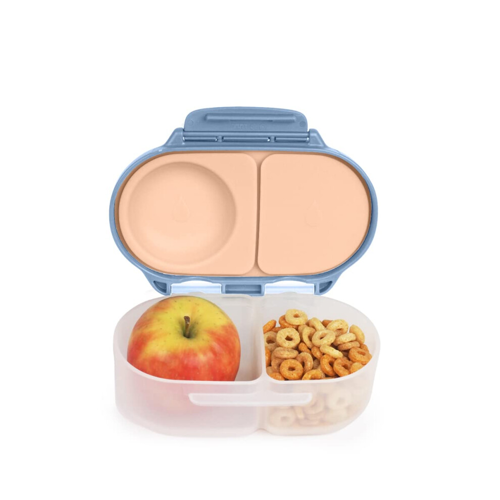Snackbox | Mini Bento Lunch Box With 2 Leakproof Compartments | Ideal For Toddlers, Kids Lunch & Snacks | Fits Whole Piece Of Fruit | Bpa Free B.box