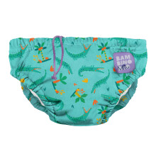 Bambino Mio, Reusable Swim Nappy Pant for Baby and Toddler - Crafty Croc (Age 2-3 Years), Boys and Girls