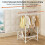 Sturdy Metal Folding Drying Stand For Home Use Having-Black 6