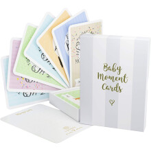 40 Milestone Baby Cards & Gift Box – Baby Shower Gifts for New Parents, Pregnancy Gift, & Monthly Baby Age Cards
