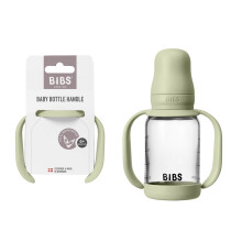 Bibs | Baby Bottle Handle | Easy & Comfortable Grip | Non-Slip Surface | BPA-Free | Dishwasher Safe | BIBS Baby Bottle Accessories | Ages 6+ Months