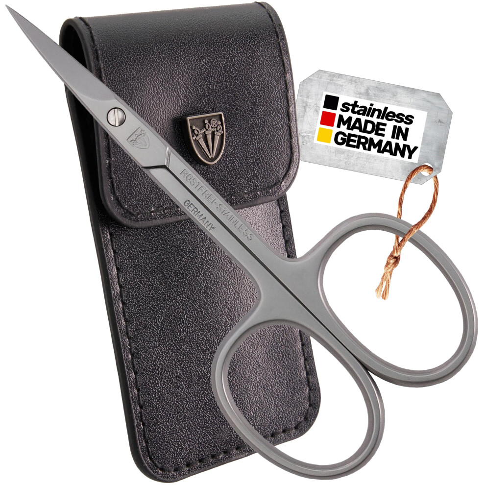3 Swords Germany | Curved Cuticle Scissors, Dead Skin Scissors, Stainless Steel, Extra Sharp - Made In Germany - Manicure, Pedicure