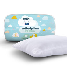 Silentnight Safe Nights Cot Bed Anti Allergy Pillow - Quality Luxury Soft Comfy