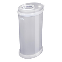 Ubbi Stainless Steel Nappy Pail, Odor Locking, No Special Bag Required, Award-Winning, Registry Must-Have, Grey