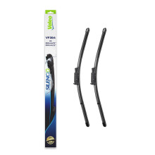 VALEO Silencio Wiper - VF364 - Kit of High Performance, Superior Road Visibility, Easy Installation Original Flat Blades 550mm/550mm - Front