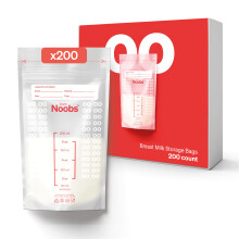 Love Noobs Breast Milk Bags 200 pcs, Breast Milk Storage Bag, Milk Bag Breastfeeding, Breast Feeding Essentials, Milk Storage Bags Breastfeeding
