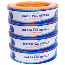 ChoiceRefill Compatible with Diaper Genie Pails 4-Pack 1080 count