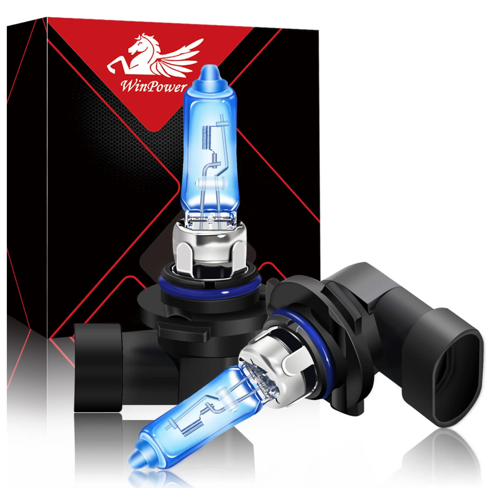 Winpower Hb3 / 9005 Halogen Headlight Bulbs 100W 5000K Warm Lamp 12V Auto Car Fog Lights Sidelight Drl, 2 Pieces White 5051226421396