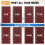 Aucenix Sanding Sheets for Electric Sander: 48Pcs Hook and Loop Sandpaper - Rectangular Sander Pads with 8 Holes Assorted 2